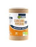 Curcuma Pipérine bio - 180 gélules | Crystal Gourmet