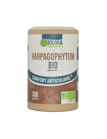 Harpagophytum bio - 200 gélules de 330 mg | Crystal Gourmet