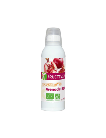 Jus de grenade concentré bio 500 ml Fructivia | Crystal Gourmet