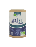 Açaï Bio - 200 gélules végétales de 300 mg | Crystal Gourmet