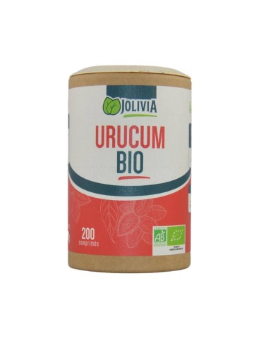 Urucum Bio - 200 comprimés de 600 mg | Crystal Gourmet