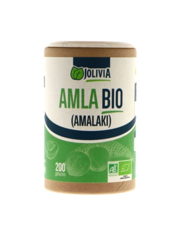 Amla Bio - 200 gélules végétales de 250 mg | Crystal Gourmet