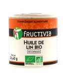 Huile de Lin Bio - 60 capsules de 270 mg | Crystal Gourmet
