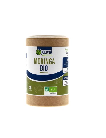 Moringa Bio - 120 gélules de 400 mg | Crystal Gourmet