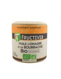 Onagre et Bourrache Bio - 60 capsules de 500 mg | Crystal Gourmet