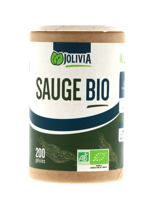 Sauge Bio - 200 gélules de 190 mg | Crystal Gourmet