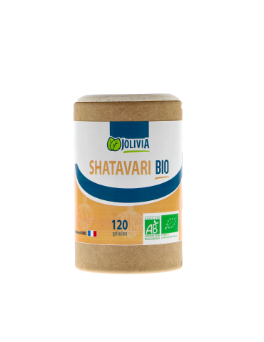 Shatavari Bio - 120 gélules de 300 mg | Crystal Gourmet