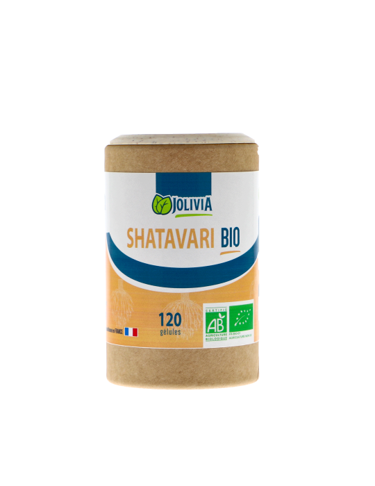 Shatavari Bio - 120 gélules de 300 mg | Crystal Gourmet