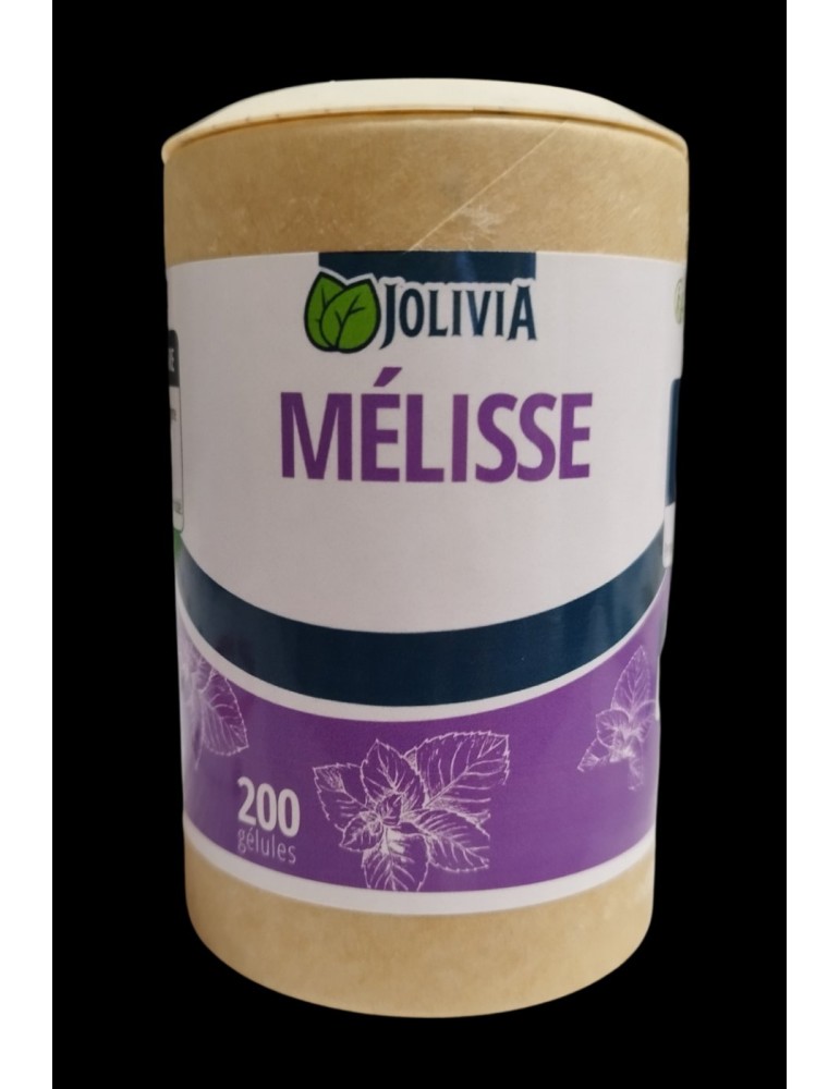 Mélisse Bio - 200 gélules végétales de 250 mg | Crystal Gourmet