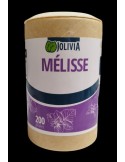 Mélisse Bio - 200 gélules végétales de 250 mg | Crystal Gourmet
