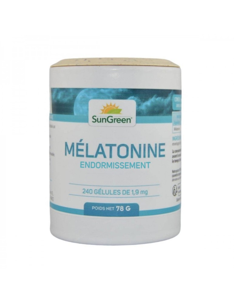 Mélatonine 1,9 mg - 240 gélules végétales | Crystal Gourmet