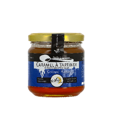 Caramel à tartiner au Cognac Raisin - 220g
