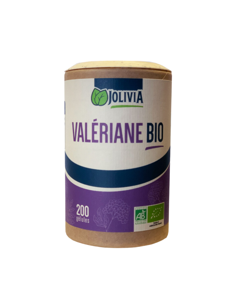Valériane Bio - 200 gélules végétales de 250 mg | Crystal Gourmet