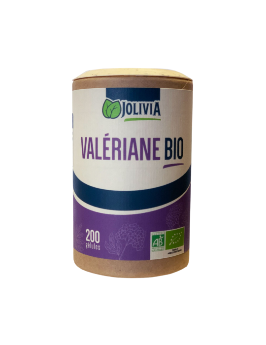 Valériane Bio - 200 gélules végétales de 250 mg | Crystal Gourmet