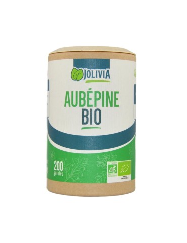 Aubépine Bio - 200 gélules végétales de 220 mg | Crystal Gourmet