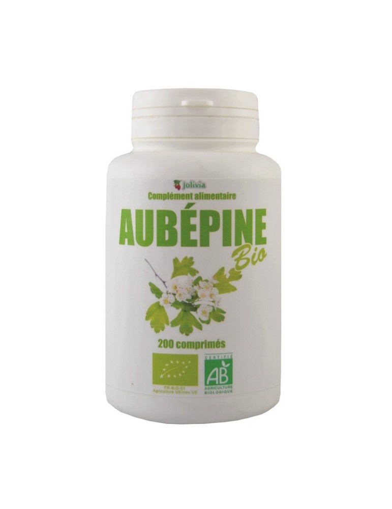Aubépine Bio - 200 comprimés de 400 mg | Crystal Gourmet