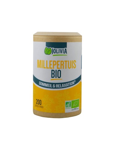 Millepertuis Bio - 200 comprimés de 400 mg | Crystal Gourmet