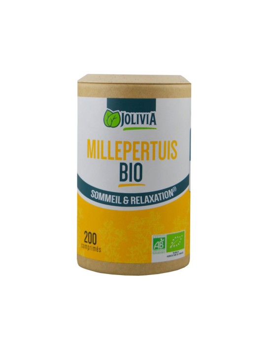 Millepertuis Bio - 200 comprimés de 400 mg | Crystal Gourmet