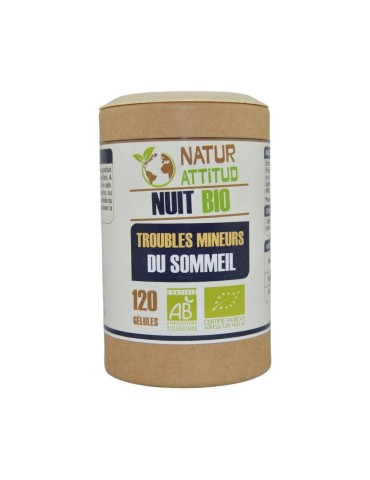 Nuit Bio - 120 gélules de 393 mg | Crystal Gourmet
