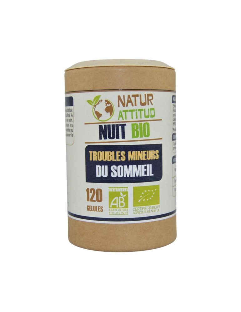 Nuit Bio - 120 gélules de 393 mg | Crystal Gourmet