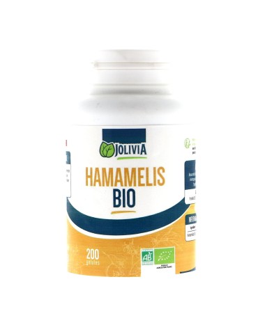 Hamamélis Bio - 200 Gélules de 200 mg | Crystal Gourmet