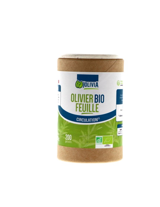 Olivier Feuille Bio - 200 Gélules de 200 mg | Crystal Gourmet