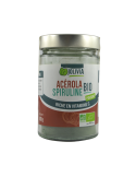 Acérola et spiruline bio en poudre - 100 g | Crystal Gourmet