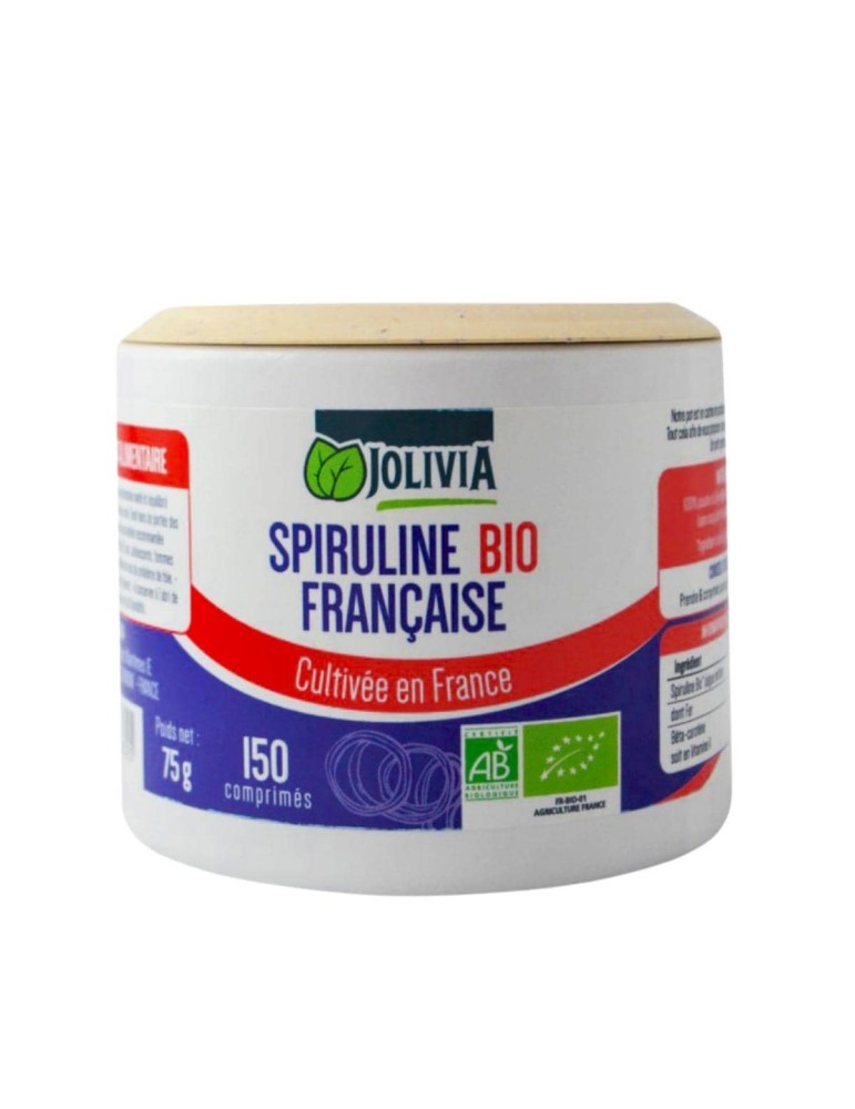 Spiruline bio de France - 150 comprimés | Crystal Gourmet