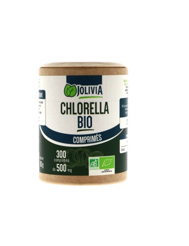 Chlorella Bio en Comprimés - 300 unités - Qualité FR-BIO-01