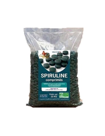 Spiruline Bio en Comprimés - 20 kg en vrac
