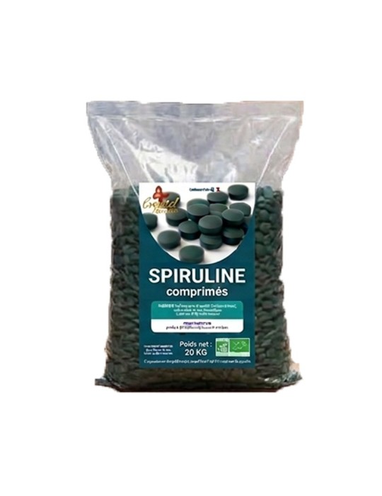 Spiruline Bio en Comprimés - 20 kg en vrac