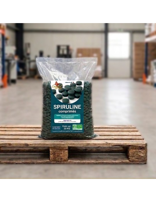 Spiruline Bio en Comprimés - 20 kg en vrac