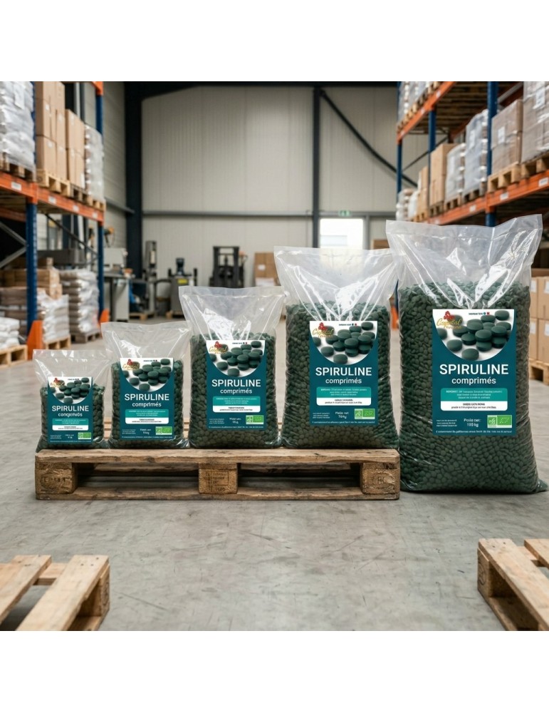 Spiruline Bio en Comprimés - 5 kg en vrac