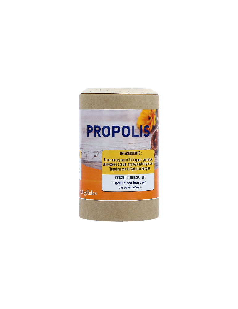 Propolis Bio Extrait - 200 gélules végétales 250 mg