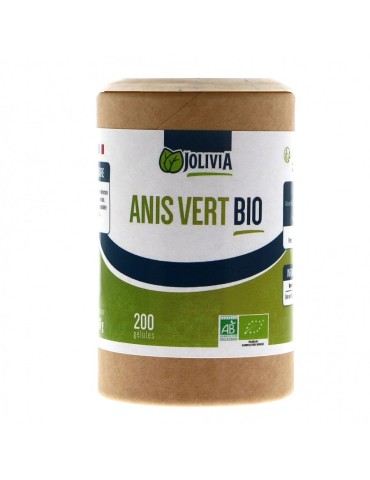 Anis Vert Bio - 200 Gélules de 230 mg | Crystal Gourmet