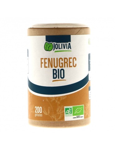Fenugrec Bio - 200 Gélules de 330 mg | Crystal Gourmet