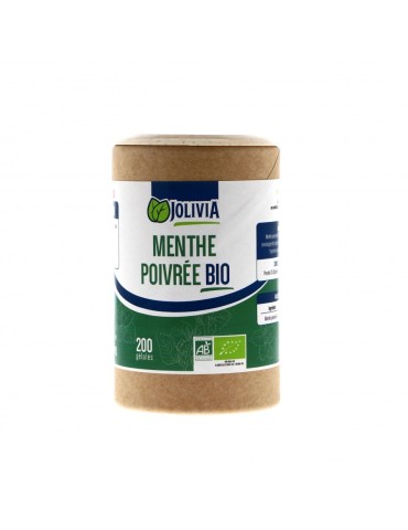 Menthe Poivrée Bio - 200 Gélules de 250 mg | Crystal Gourmet