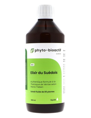Elixir du Suédois bio - 500 ml, extrait de plantes fraîches
