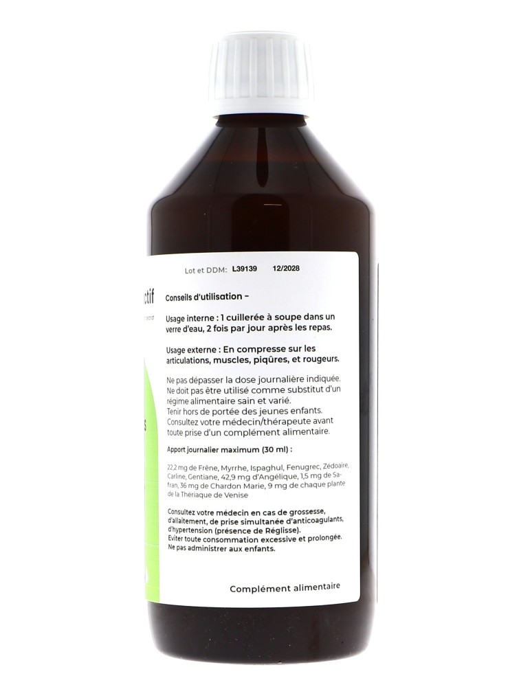 Elixir du Suédois bio - 500 ml, extrait de plantes fraîches