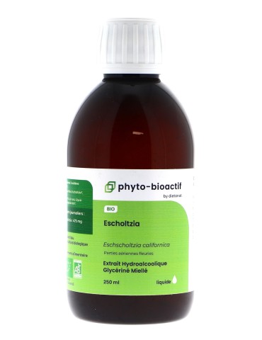 Extrait de plantes fraîches d'Escholtzia bio - 250 ml