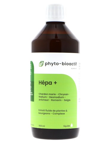 Complexe Hépa+® - 500 ml, extrait de plantes fraîches et bourgeons