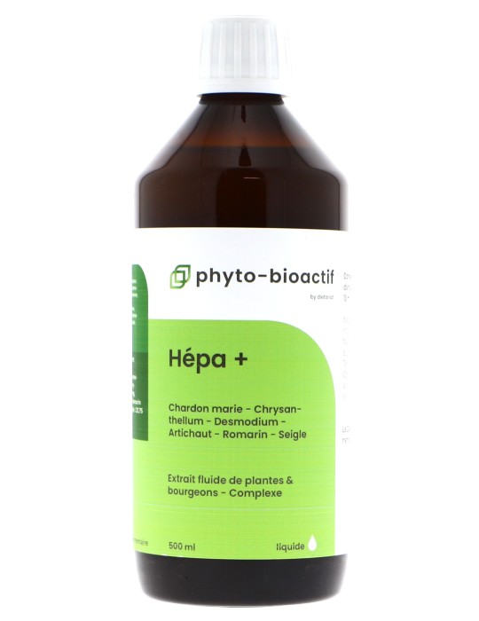 Complexe Hépa+® - 500 ml, extrait de plantes fraîches et bourgeons