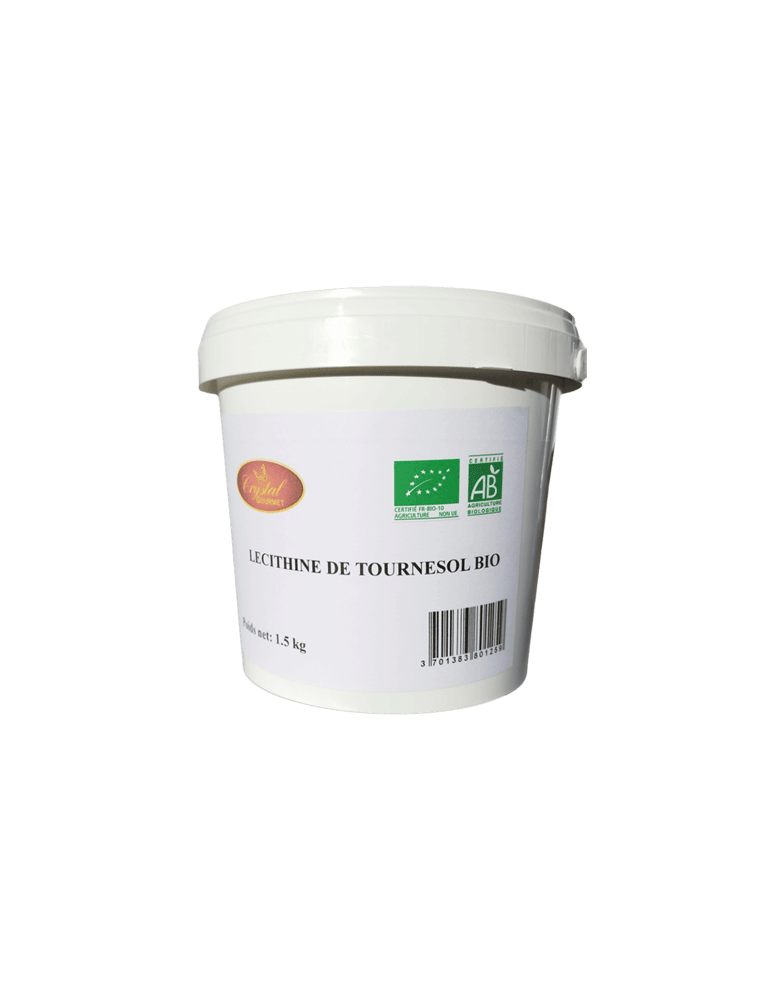 Lécithine de Tournesol Bio Liquide 1,5kg | Crystal Gourmet