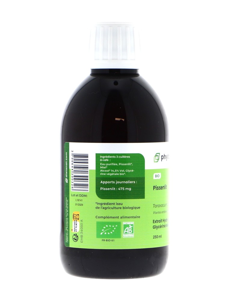 Extrait de plantes fraîches de Pissenlit bio - 250 ml