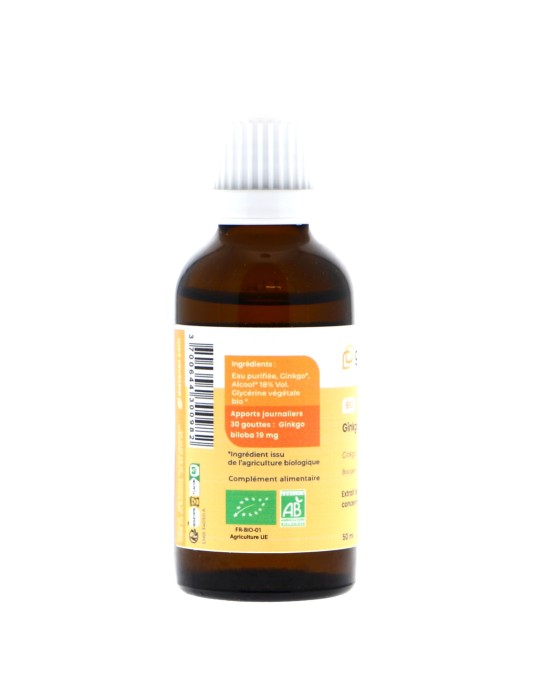 Teinture mère de Ginkgo biloba bio - 125 ml