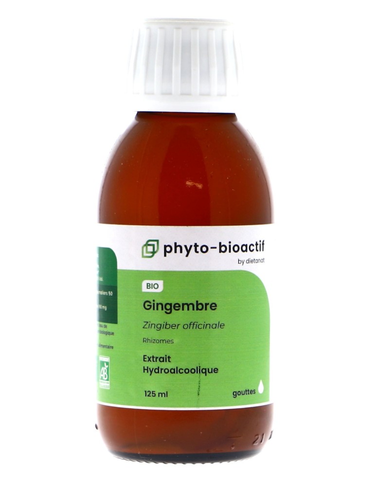 Teinture mère de Gingembre bio - 125 ml | Crystal Gourmet