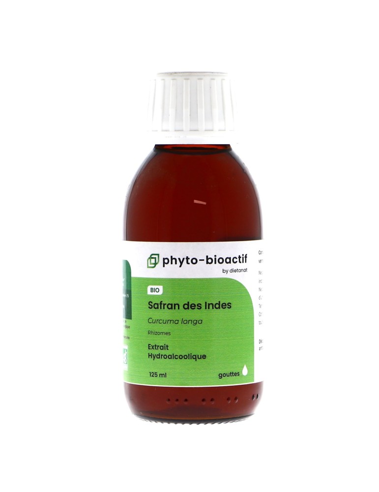 Teinture mère de Curcuma (Safran des Indes) bio - 125 ml