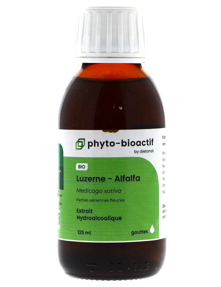 Teinture mère de Luzerne (Alfalfa) bio - 125 ml | Crystal Gourmet