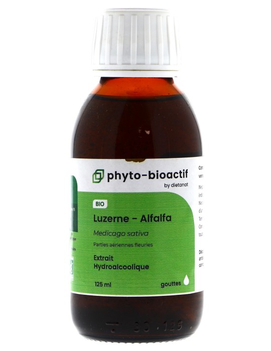 Teinture mère de Luzerne (Alfalfa) bio - 125 ml | Crystal Gourmet