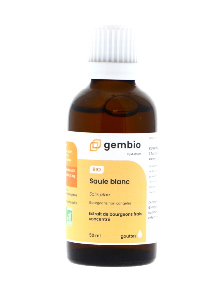 Teinture mère de Saule blanc bio - 125 ml